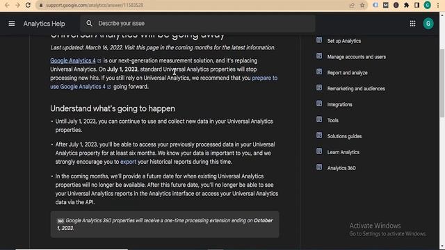 Universal Analytics no longer process 2023 | Google Analytics Update смотреть онлайн