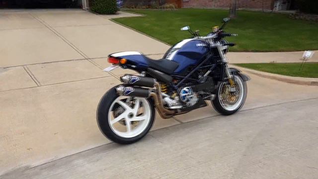 2004 Ducati Monster S4R - Termignoni Exhaust Startup / Walkaround смотреть онлайн