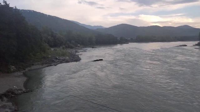 переход через реку Ая ! Горный Алтай. смотреть онлайн