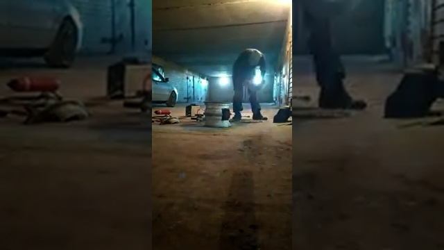 мангал из дисков колес старого автомобиля часть 1 смотреть онлайн
