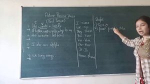 Active passive voice (past tense)