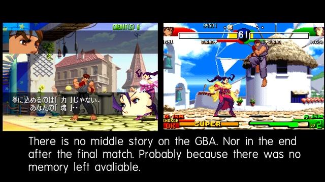 Street Fighter Alpha 3 Upper - Arcade vs Game Boy Advance смотреть онлайн