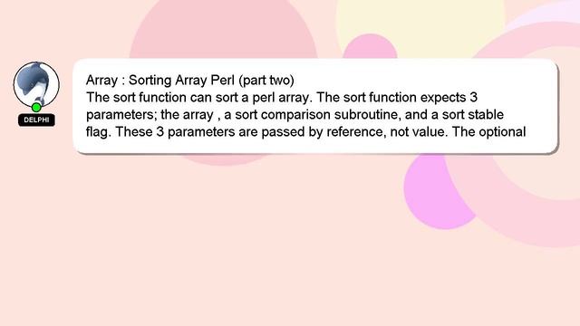 Array : Sorting Array Perl (part two) смотреть онлайн