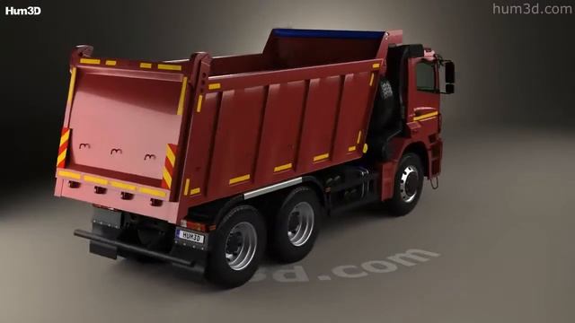 KamAZ 6580 K5 Dump Truck 2016 3D Model By Hum3D.com