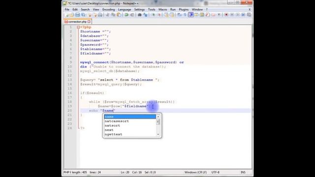php mysql Connection server database phpmyadmin (xampp or wamp) смотреть онлайн