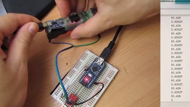 Модуль для определения уровня заряда литиевых аккумуляторов смотреть онлайн