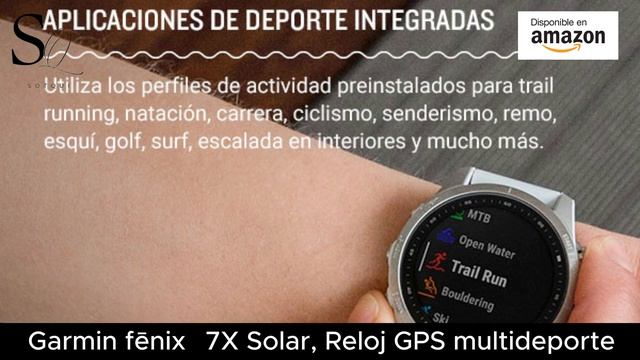 Garmin fenix 7X Solar, Reloj GPS multideporte con carga solar смотреть онлайн