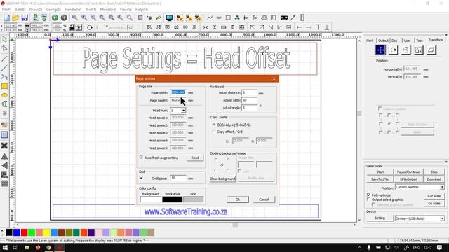 TruCUT RDWorks Adjusting the Head Offset (Part 6) Page Settings Step by Step Mini-Series смотреть онлайн