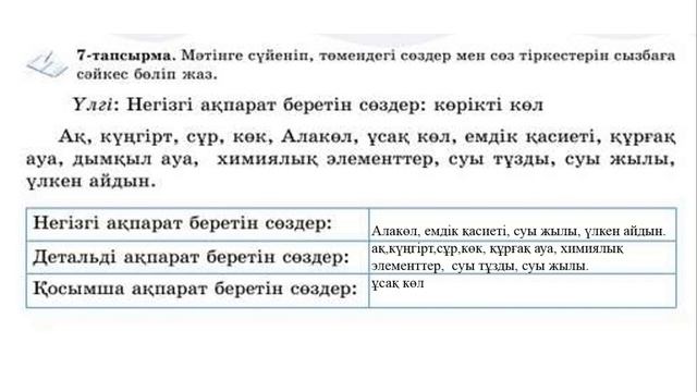 7-8 сабақ қазақ тілі 6 сынып 6 бөлім. Қазақ тілі 6 сынып 7-8 сабақ смотреть онлайн