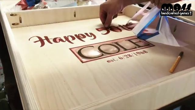 What's Under That HUGE Mess? **Super Satisfying Cornhole Board Stained & Painted Design Reveals** смотреть онлайн