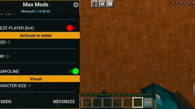 Minecraft mod menu max mods 1.19.50/Майнкрафт мод меню Макс модс 1.19.50
