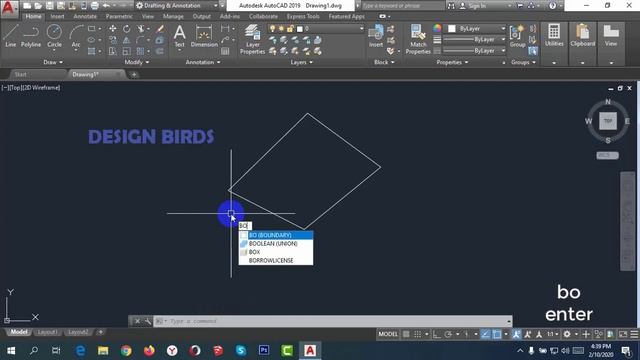 Text, Boundary, Region | AutoCAD Bangla Tutorial(অটোক্যাড বাংলা)-08 | Autocad 2019 | free autocad смотреть онлайн