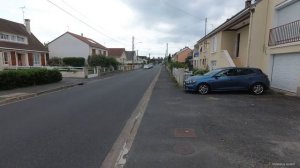 [4K] Walking to the stadium, Châteauroux, Indre, FRANCE