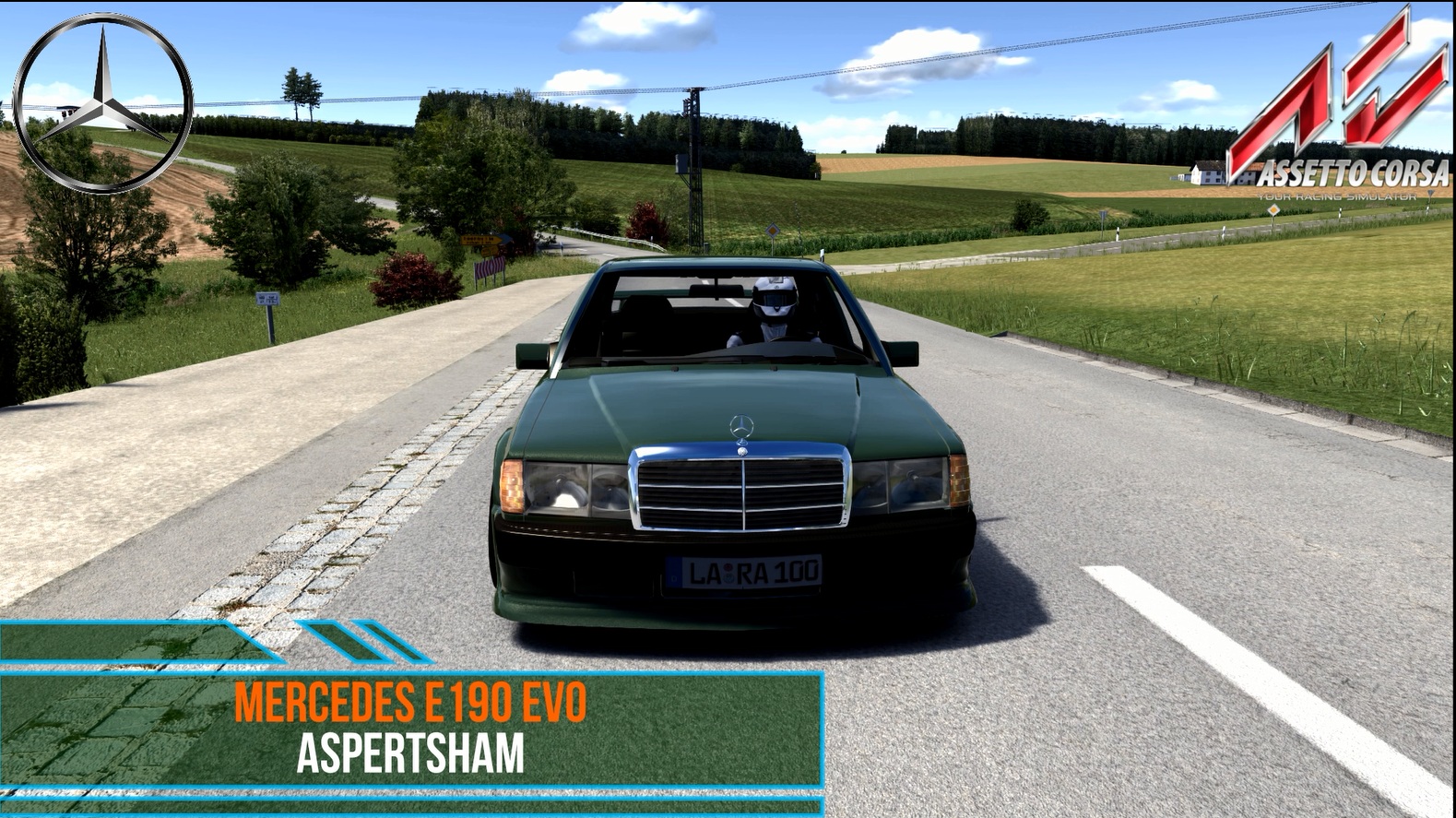 Mercedes 190 Evo - Aspertsham | Assetto Corsa. смотреть онлайн