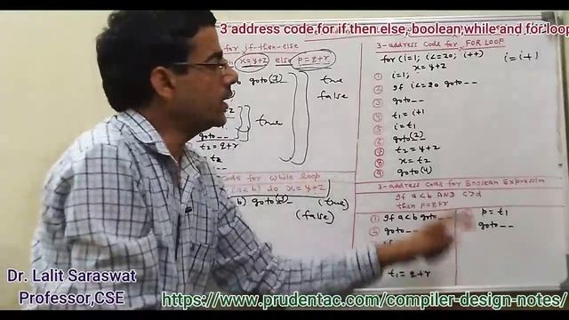 3 address code for WHILE loop,FOR loop,IF THEN ELSE and BOOLEAN expression in hindi смотреть онлайн