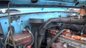 ГАЗ 3307 с двигателем Д-240.Замена масла ДВС.