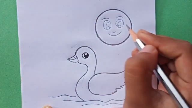 #duckscenerydrawing How to Draw Easy Duck Scenery with Sun |Pencil Art||DUCK DRAWING| смотреть онлайн