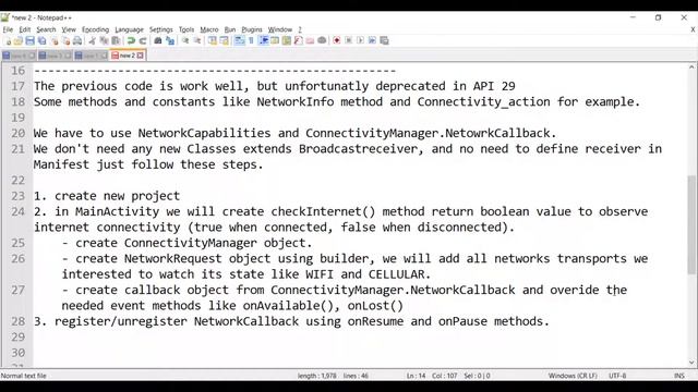 Check Internet Connectivity in Android (java) смотреть онлайн