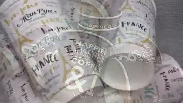 Бумажная посуда (бумажные стаканчики и бумажные тарелки) смотреть онлайн