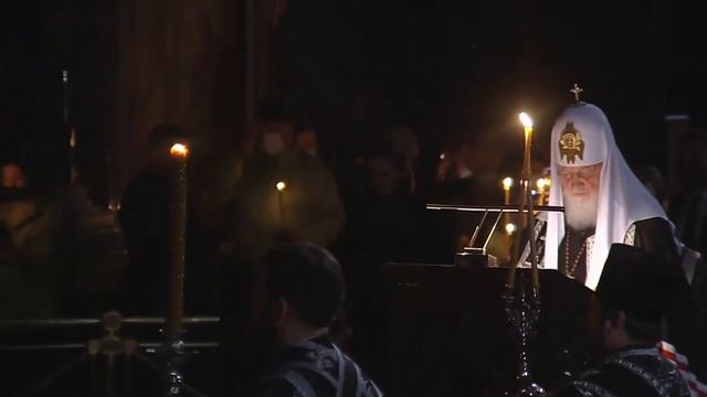 Патриарх Московский и Всея Руси Кирилл: Великий покаянный канона прп. Андрея Критского, вторник смотреть онлайн