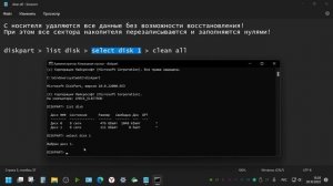 Полная зачистка диска без возможности восстановления данных, возврат к заводскому состоянию.