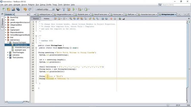Java programming tutorial with Official Hord - String Class (.length() and Concatenation) смотреть онлайн