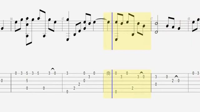 Coldplay - Paradise / Guitar Tab Acoustic смотреть онлайн