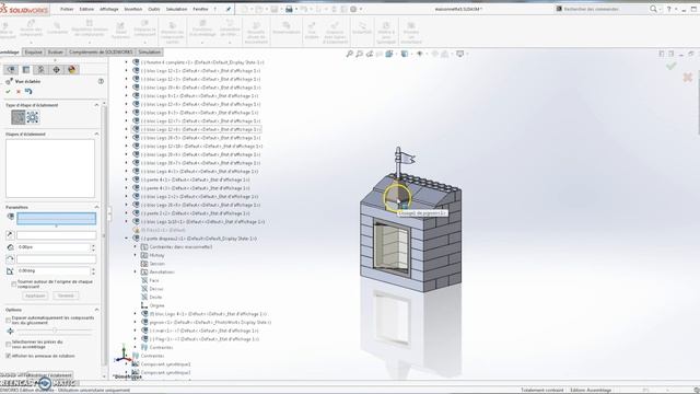 Faire une vue éclatée dans SolidWorks смотреть онлайн