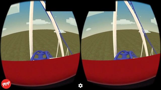 Virtual Reality RollerCoaster VR for Google Cardboard - VR roller coaster in visible rail.Ride смотреть онлайн