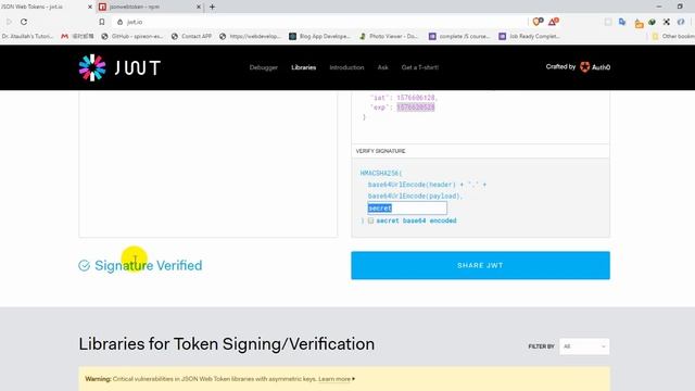 34.Generating token | REST API Development with Node.js and Express смотреть онлайн