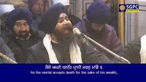 Official SGPC LIVE | Gurbani Kirtan | Sachkhand Sri Harmandir Sahib, Sri Amritsar | 23.01.2024