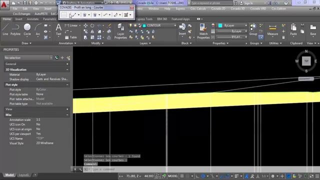 Formation Covadis 3D : Courbe de Profil en Long смотреть онлайн