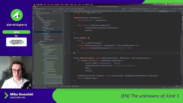 4Developers 2022: Mike Kowalski - The unknowns of JUnit 5 смотреть онлайн