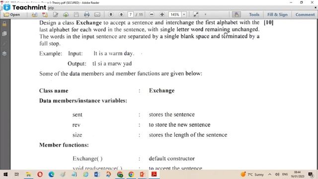 Java Programming Character Class String Handling Comp. @SolutionClassesSolvingMantra #icse #isc смотреть онлайн