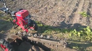 Мотоблок траншеекопатель(бара) обзор с размерами.