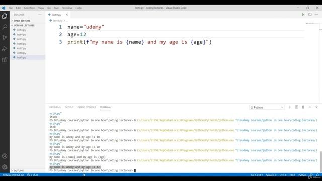 9 Comments,Escape Characters,String Formatting,Indentation,User Input смотреть онлайн