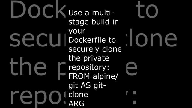#Kubernetes Interview Question 33|Securely provide credentials during the Docker image build proces смотреть онлайн