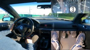 Переключение (МКПП) на автомобиле | На механике в городе