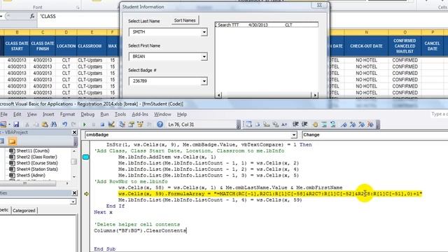 Capture Row of Listbox Selection and Highlight it on Worksheet - Excel VBA - Q & A смотреть онлайн