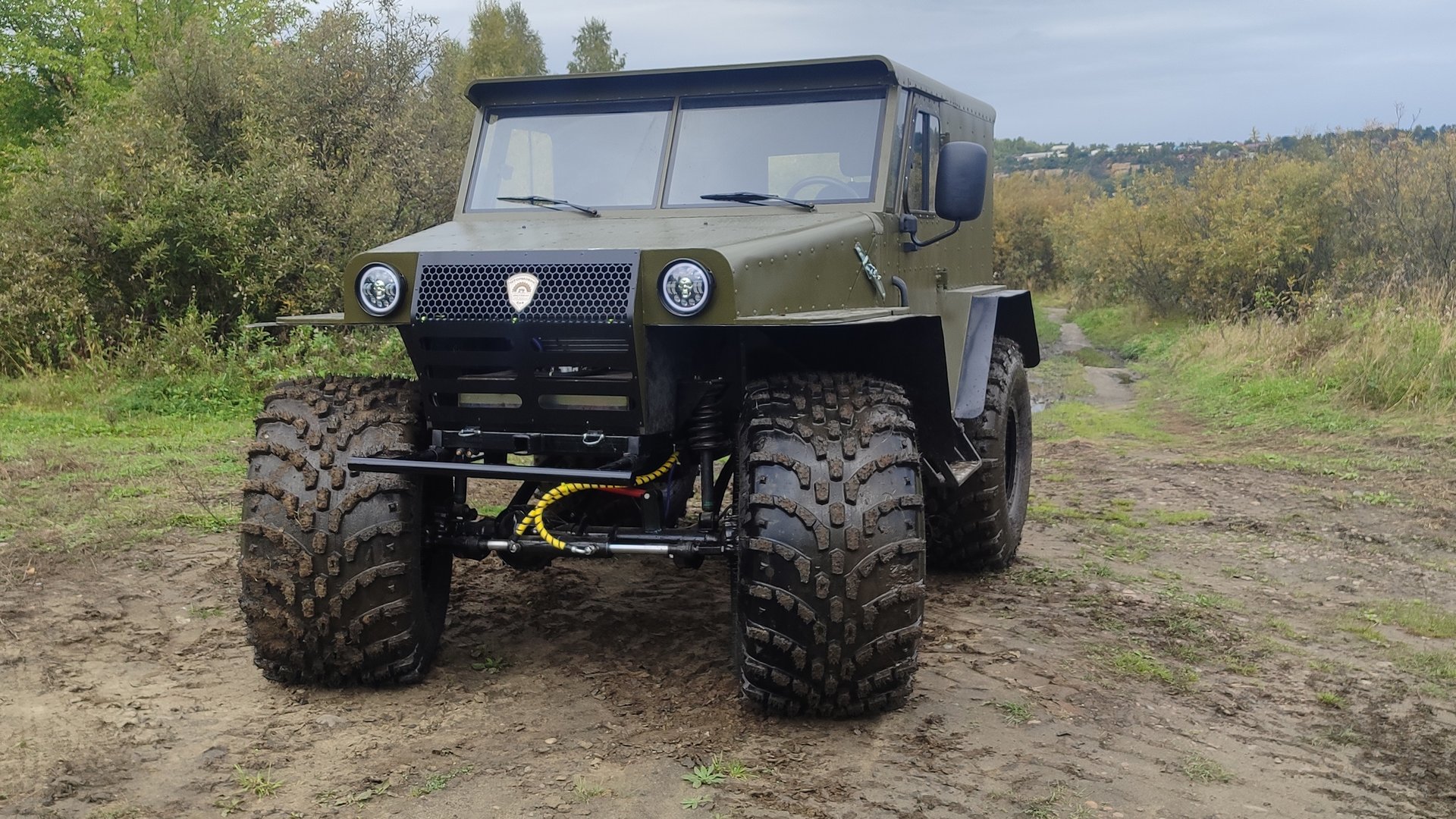 новая модификация вездехода Шторм, облегчённый вариант. смотреть онлайн