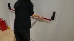 Система АНТИПАНИКА на обе створки для противопожарных эвакуационных дверей