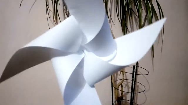 Ветряк из бумаги своими руками смотреть онлайн