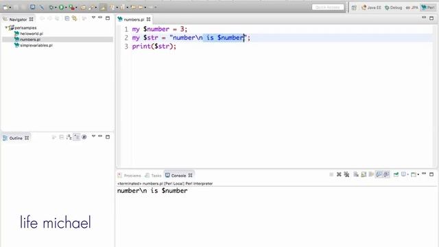 Single and Double Quoted Strings in Perl смотреть онлайн