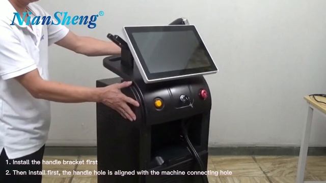 Soprano titanium laser 755 808 1064 diode laser Alma soprano ice diode laser Installation video смотреть онлайн