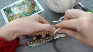 Трикотажный шов иглой по изнаночной глади /Как сшить вязаное полотно /Вязание спицами для начинающи