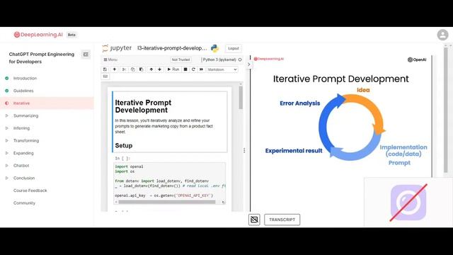ChatGPT Prompt Engineering for Developers смотреть онлайн