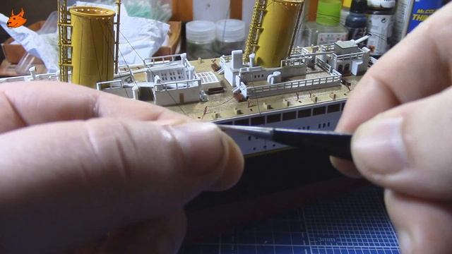 Сборка модели Титаник от Моделист часть 12я(новая сборка) смотреть онлайн