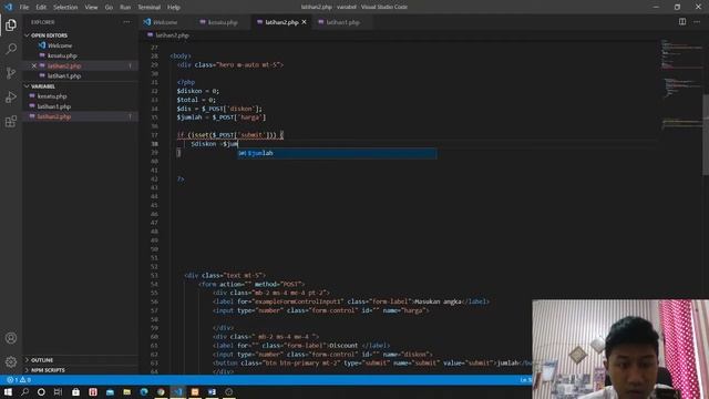 php variabel if else calculator смотреть онлайн