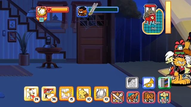 Garfield defense halloween 20 and 21 stage by hacking смотреть онлайн