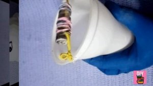 Бегающий стаканчик  Игрушка своими руками за 5 минут